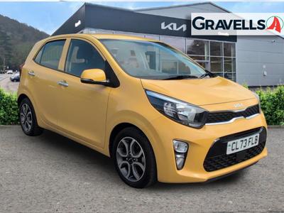 Used 2024 Kia PICANTO 1.0 DPi 3 Hatchback 5dr Petrol AMT Euro 6 (s/s) (66 bhp) Yellow at Gravells