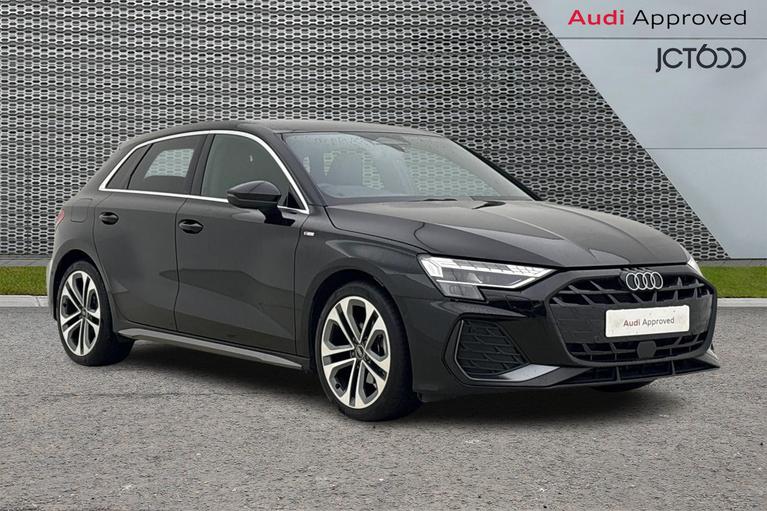 Used 2026 Audi A3 1.5 TFSI 30 S line Sportback 5dr Petrol S Tronic Euro 6 (s/s) (116 ps) Black at JCT600