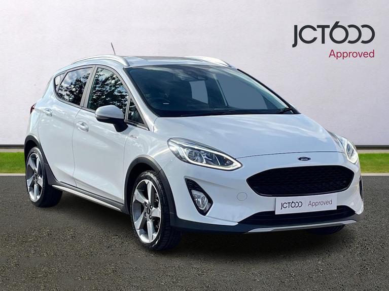 Used 2018 FORD Fiesta 1.0T EcoBoost GPF Active X Hatchback 5dr Petrol Manual Euro 6 (s/s) (140 ps) White at JCT600