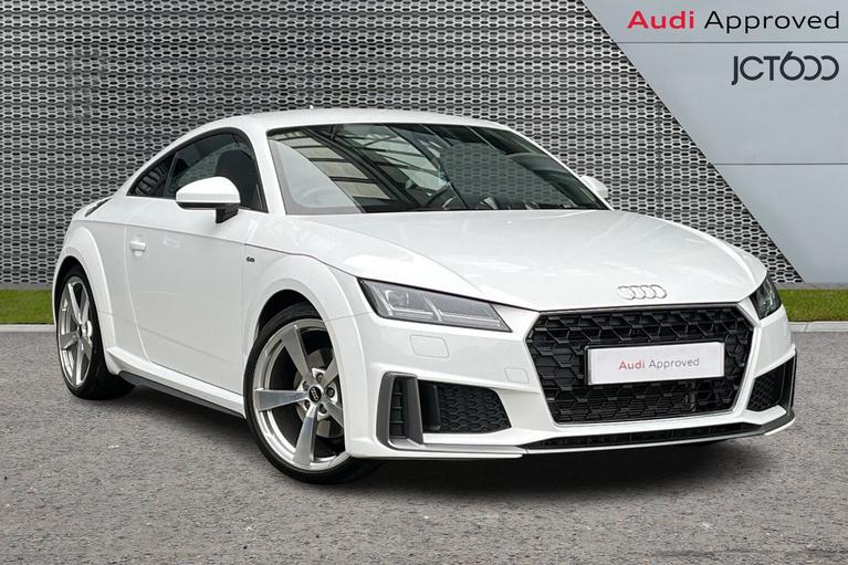 Used 2023 AUDI TT 2.0 TFSI 40 S line Coupe 3dr Petrol S Tronic Euro 6 (s/s) (197 ps) White at JCT600