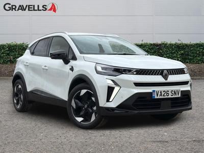 Used 2026 Renault CAPTUR 1.8 E-TECH techno SUV 5dr Petrol Hybrid Auto Euro 6 (s/s) (160 ps) Arctic Wht Mtlc at Gravells