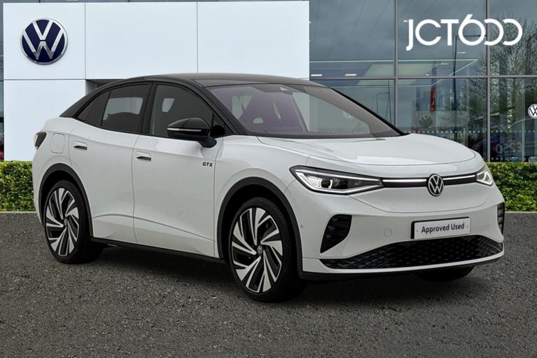 Used 2026 Volkswagen Id.5 79kWh GTX Edition SUV 5dr Electric Auto 4Motion (340 ps) White at JCT600
