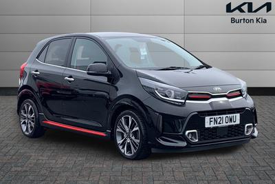 Used 2021 Kia PICANTO 1.0 T-GDi ISG GT-LINE S Midnight Black at Kia Motors UK