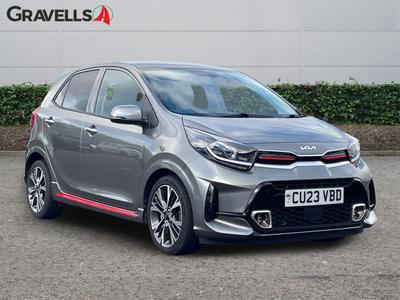 Used 2023 Kia PICANTO 1.0 T-GDi GT-Line S Hatchback 5dr Petrol Manual Euro 6 (s/s) (99 bhp) Grey at Gravells