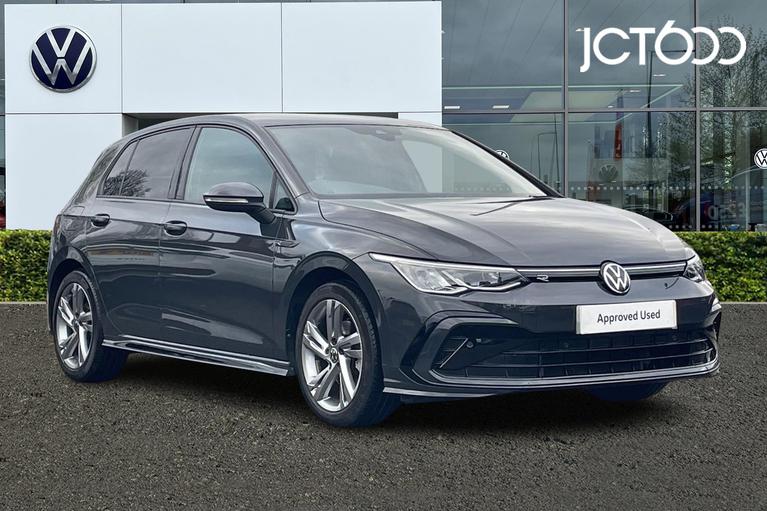 Used 2022 VOLKSWAGEN Golf 2.0 TDI R-Line Hatchback 5dr Diesel DSG Euro 6 (s/s) (150 ps) Grey at JCT600