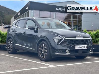 Used 2022 Kia SPORTAGE 1.6 T-GDi 3 SUV 5dr Petrol Manual Euro 6 (s/s) (148 bhp) Black at Gravells