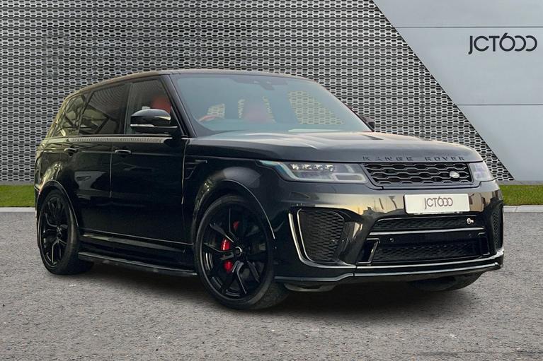 Used 2018 LAND ROVER Range Rover Sport 5.0 P575 V8 SVR SUV 5dr Petrol Auto 4WD Euro 6 (s/s) (575 ps) Black at JCT600