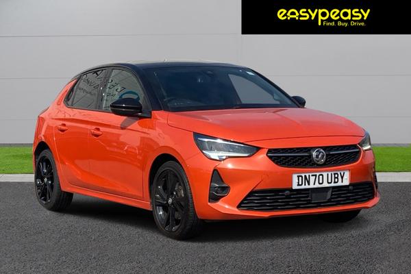 Used 2020 Vauxhall CORSA 1.2 Turbo SRi Premium 5dr Orange Fizz at easypeasy
