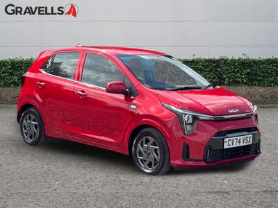 Used 2024 Kia PICANTO 1.0 2 Hatchback 5dr Petrol Manual Euro 6 (s/s) (62 bhp) blaze red at Gravells