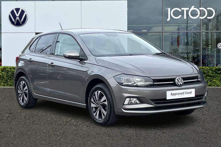 Used 2021 VOLKSWAGEN Polo 1.0 TSI Match Hatchback 5dr Petrol Manual Euro 6 (s/s) (95 ps) Grey at JCT600