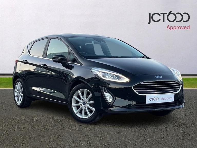 Used 2017 FORD Fiesta 1.0T EcoBoost Titanium Hatchback 5dr Petrol Manual Euro 6 (s/s) (100 ps) Black at JCT600