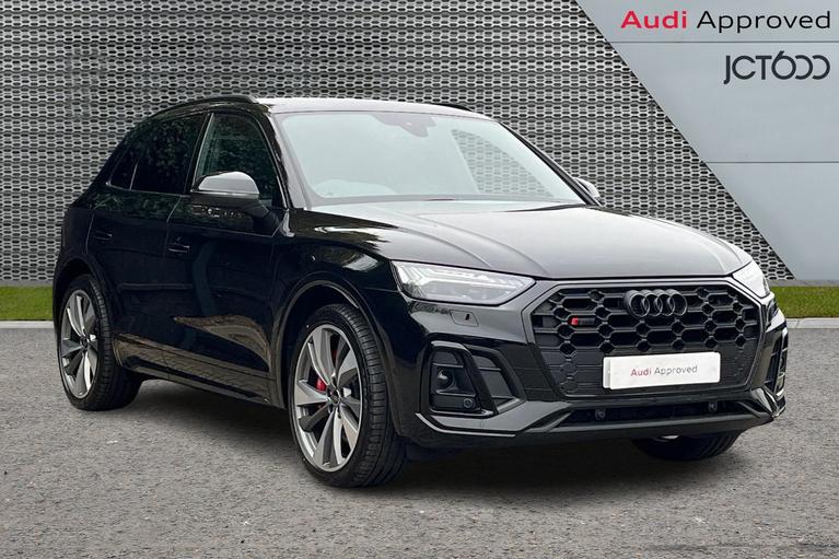 Used 2024 AUDI Sq5 3.0 TDI V6 Black Edition SUV 5dr Diesel Tiptronic quattro Euro 6 (s/s) (341 ps) Mythos black, metallic at JCT600