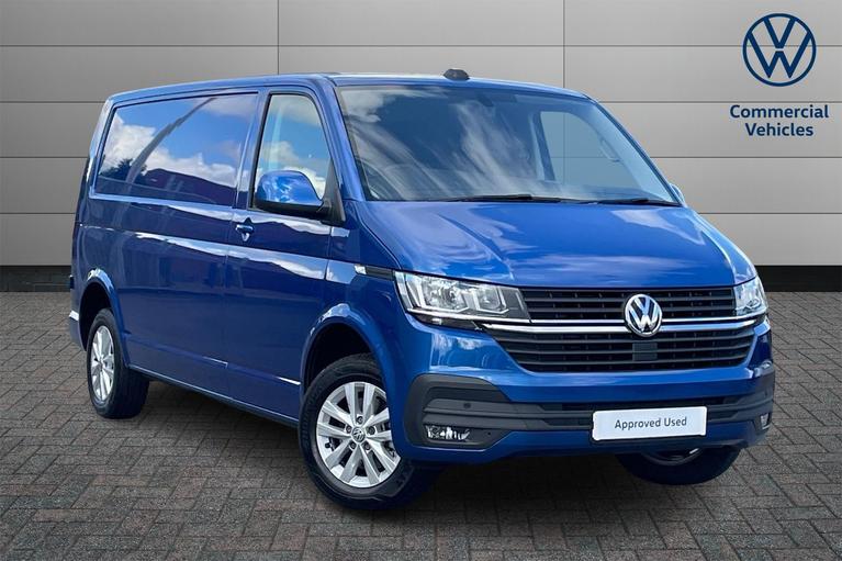 Used 2024 Volkswagen Transporter T28 Highline Panel Van DSG LWB 150ps *APP CONNECT*HEATED WINDSCREEN* Ravenna Blue at JCT600