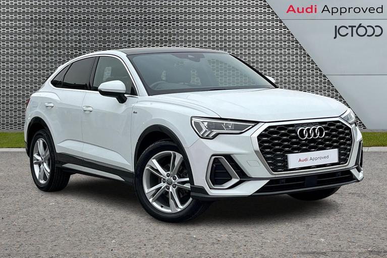 Used 2020 AUDI Q3 1.5 TFSI CoD 35 S line Sportback 5dr Petrol Manual Euro 6 (s/s) (150 ps) White at JCT600