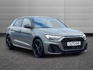 Used 2025 Audi A1 1.0 TFSI 30 Black Edition Sportback 5dr Petrol S Tronic Euro 6 (s/s) (116 ps) Grey at Sinclair Direct