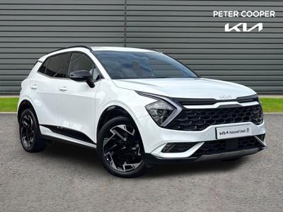 Used 2025 Kia Sportage 1.6 T-GDi 48V GT-LINE Fusion White at Kia Motors UK