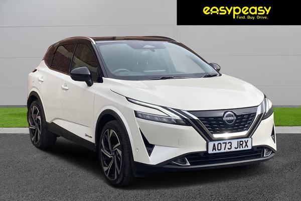 Used 2023 Nissan QASHQAI 1.5 E-Power Tekna+ 5dr Auto 2T White-Black at easypeasy