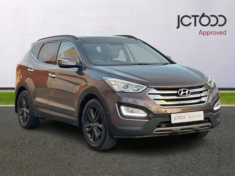 Used 2014 HYUNDAI Santa Fe 2.2 CRDi Premium SE SUV 5dr Diesel Manual 4WD Euro 5 (7 seat) (194 bhp) Brown at JCT600