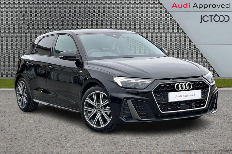 Used 2024 AUDI A1 1.0 TFSI 30 S line Sportback 5dr Petrol S Tronic Euro 6 (s/s) (116 ps) Mythos black, metallic at JCT600