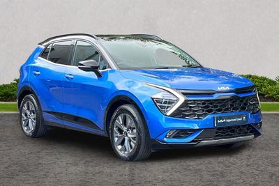 Used 2022 Kia Sportage 1.6 T-GDi ISG HEV GT-LINE S Blue Flame With Black Roof at Kia Motors UK