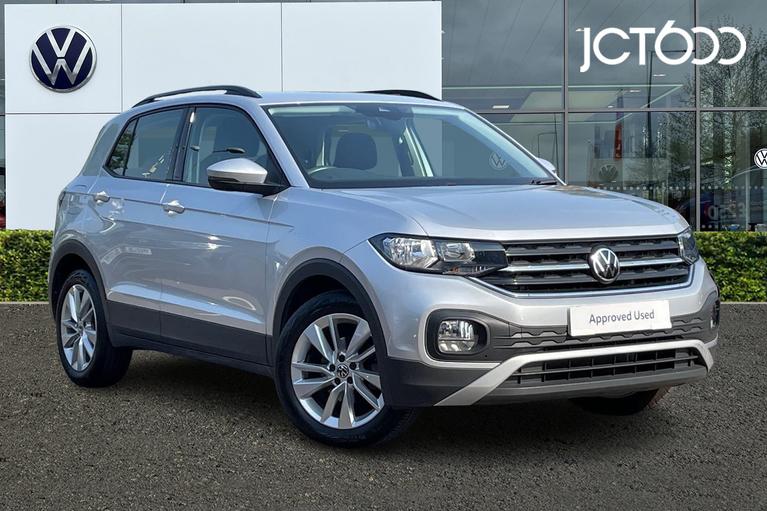 Used 2021 VOLKSWAGEN T-Cross SE 1.0 TSI 95PS 5-speed Manual 5 Door Reflex Silver at JCT600