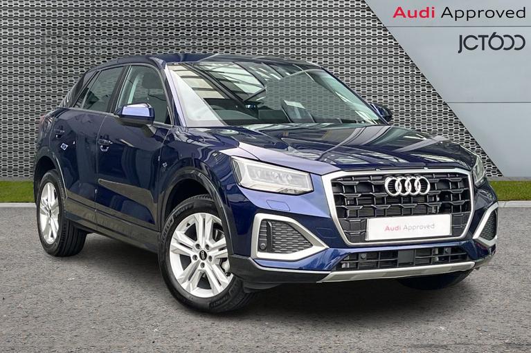 Used 2024 AUDI Q2 1.5 TFSI CoD 35 Sport SUV 5dr Petrol S Tronic Euro 6 (s/s) (150 ps) Blue at JCT600