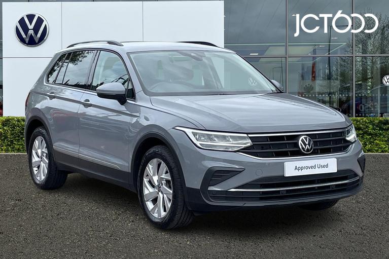 Used 2021 VOLKSWAGEN Tiguan 1.5 TSI Life 5dr Grey at JCT600