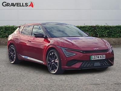 Used 2024 Kia EV6 84kWh GT-Line S Hatchback 5dr Electric Auto AWD (320 bhp) Red at Gravells