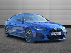 Used 2023 BMW 4 Series 2.0 420i M Sport Hatchback 5dr Petrol Auto Euro 6 (s/s) (184 ps) Blue at Sinclair Direct