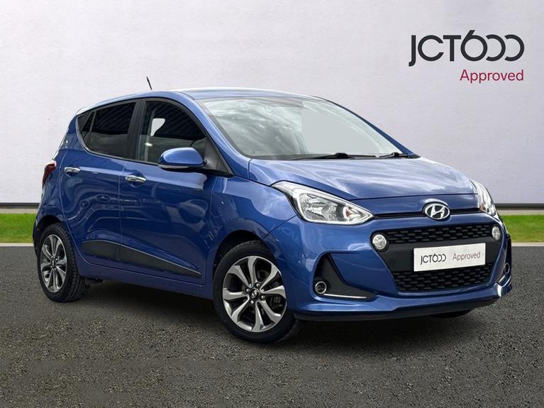 Used 2019 HYUNDAI i10 1.2 Premium SE Hatchback 5dr Petrol Auto Euro 6 (87 ps) Blue at JCT600