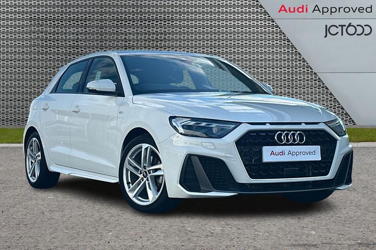 Used 2023 AUDI A1 1.0 TFSI 30 S line Sportback 5dr Petrol Manual Euro 6 (s/s) (110 ps) White at JCT600