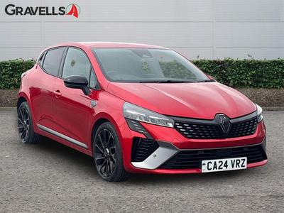 Used 2024 Renault CLIO 1.0 TCe esprit Alpine Hatchback 5dr Petrol Manual Euro 6 (s/s) (90 ps) Red at Gravells