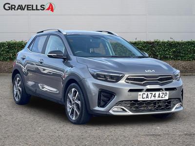 Used 2024 Kia STONIC 1.0 T-GDi GT-Line SUV 5dr Petrol DCT Euro 6 (s/s) (98 bhp) astro grey at Gravells