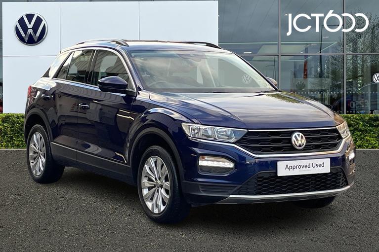 Used 2020 VOLKSWAGEN T-Roc 1.0 TSI SE 5dr Blue at JCT600