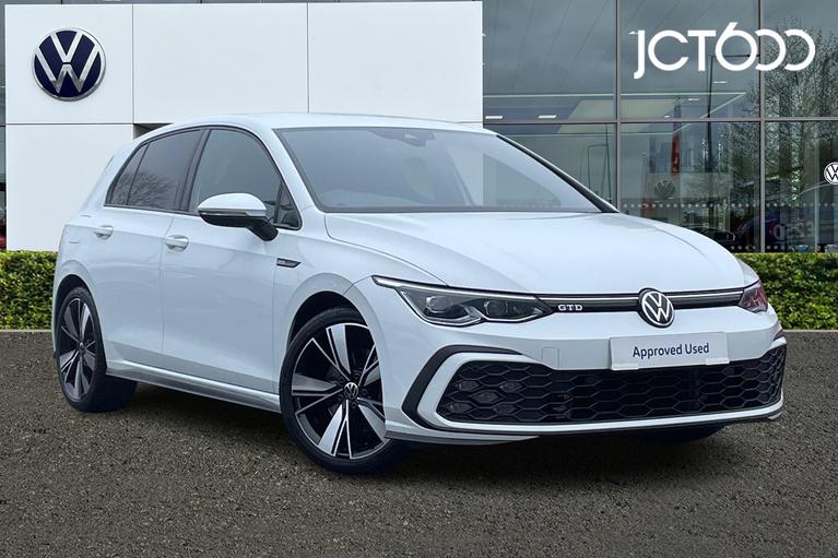 Used 2020 Volkswagen Golf GTD 2.0 TDI 200PS 7-speed DSG 5 Door Pure White at JCT600