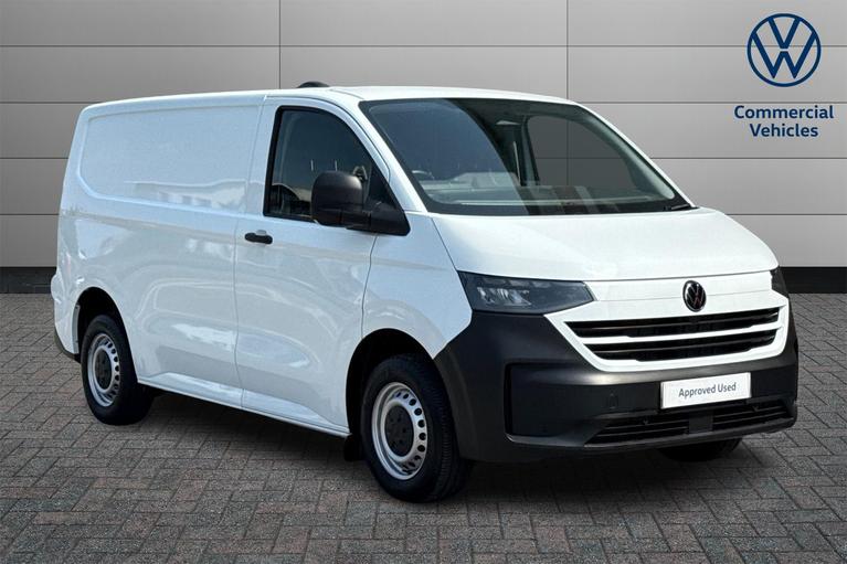 Used 2025 VOLKSWAGEN Transporter 2.0 TDI T28 Commerce Plus Panel Van 5dr Diesel Manual FWD SWB Euro 6 (s/s) (150 ps) White at JCT600