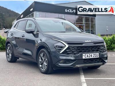 Used 2024 Kia SPORTAGE 1.6 h T-GDi GT-Line S SUV 5dr Petrol Hybrid Auto Euro 6 (s/s) (207 bhp) Grey at Gravells