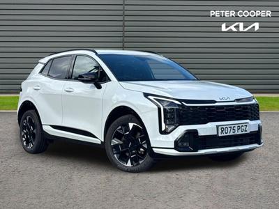 Used 2025 Kia Sportage 1.6 T-GDi HEV GT-LINE Fusion White at Kia Motors UK