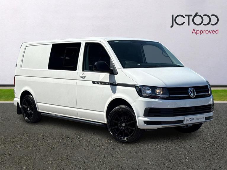 Used 2018 VOLKSWAGEN Transporter 2.0 TDI T30 BlueMotion Tech Trendline Panel Van 5dr Diesel Manual FWD LWB Euro 6 (s/s) (150 ps) White at JCT600