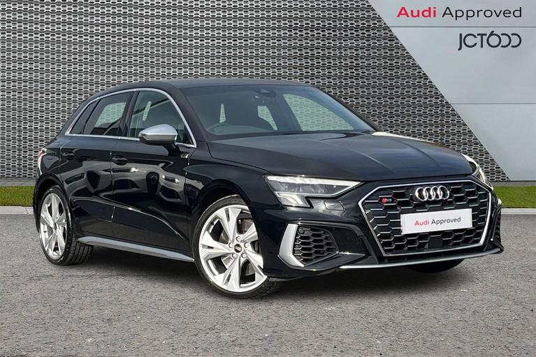 Used 2023 AUDI S3 2.0 TFSI Sportback 5dr Petrol S Tronic quattro Euro 6 (s/s) (310 ps) Black at JCT600