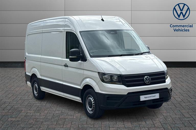 Used 2025 VOLKSWAGEN Crafter 2.0 TDI CR35 Commerce Plus Panel Van 5dr Diesel Auto 4Motion MWB High Roof Euro 6 (s/s) (177 ps) Candy White at JCT600