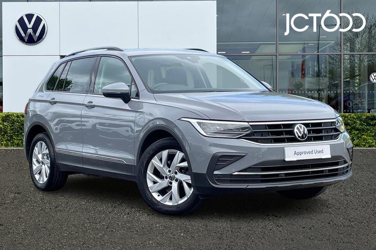 Used 2021 VOLKSWAGEN Tiguan Life 1.5 TSI 150PS 6-Speed Manual 5 Door Moonstone Grey at JCT600