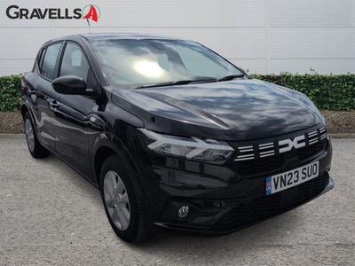 Used 2023 Dacia Sandero 1.0 TCe Expression Hatchback 5dr Petrol Manual Euro 6 (s/s) (90 ps) Black at Gravells