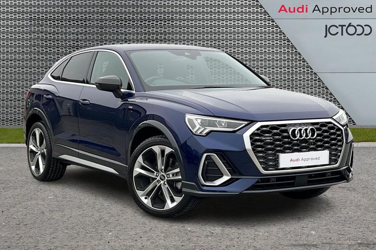 Used 2023 AUDI Q3 45 TFSI 245 Quattro S Line 5dr S Tronic [Leather] Blue at JCT600