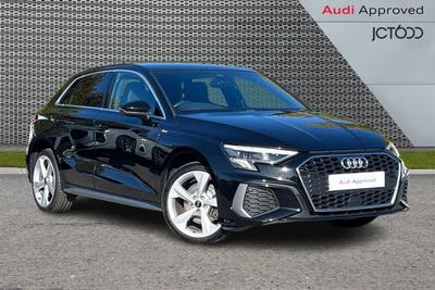 2021 AUDI A3 1.4 TFSIe 40 S line Sportback 5dr Petrol Plug-in Hybrid S Tronic Euro 6 (s/s) 13kWh (204 ps) at JCT600