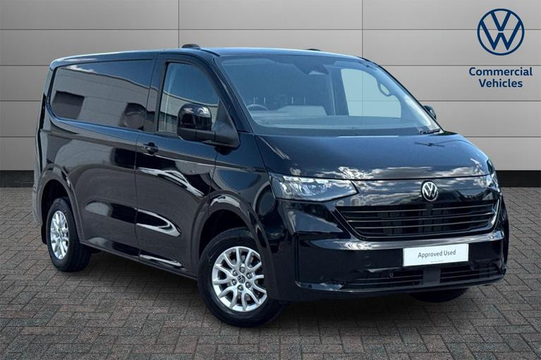 Used 2025 VOLKSWAGEN Transporter 2.0 TDI T30 Commerce Pro Panel Van 5dr Diesel Auto FWD SWB Euro 6 (s/s) (150 ps) Black at JCT600
