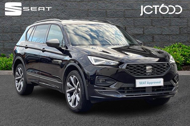 Used 2024 SEAT Tarraco 1.5 EcoTSI EVO FR Sport SUV 5dr Petrol DSG Euro 6 (s/s) (150 ps) Black at JCT600