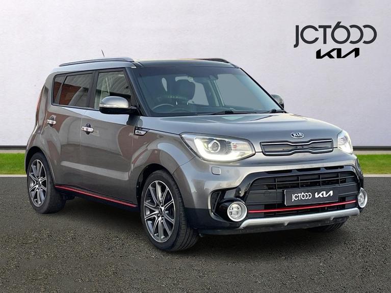 Used 2018 KIA Soul 1.6 T-GDi Sport SUV 5dr Petrol DCT Euro 6 (201 bhp) Silver at JCT600