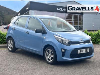 Used 2019 Kia PICANTO 1.0 1 Hatchback 5dr Petrol Manual Euro 6 (66 bhp) Blue at Gravells