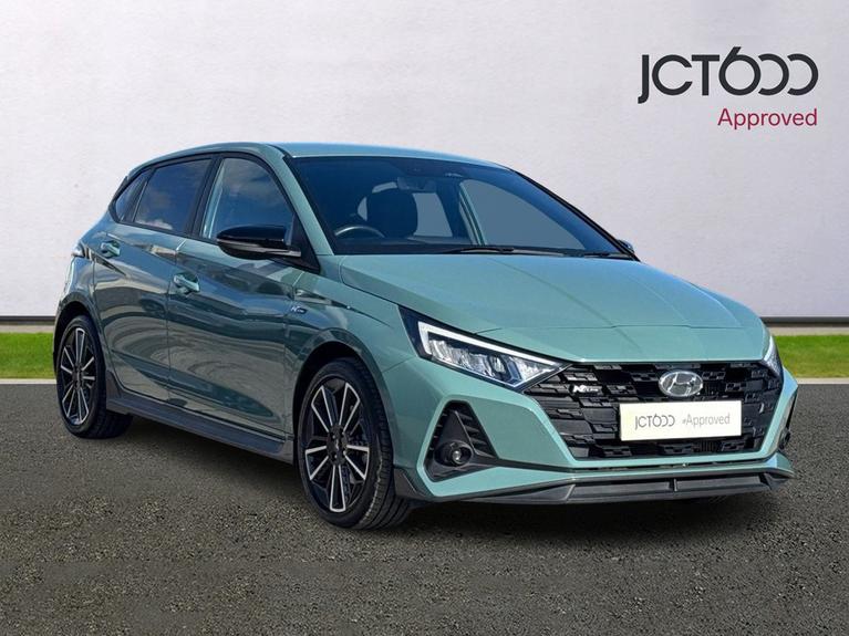 Used 2022 HYUNDAI i20 1.0 T-GDi MHEV N Line Hatchback 5dr Petrol Hybrid Manual Euro 6 (s/s) (120 ps) Green at JCT600